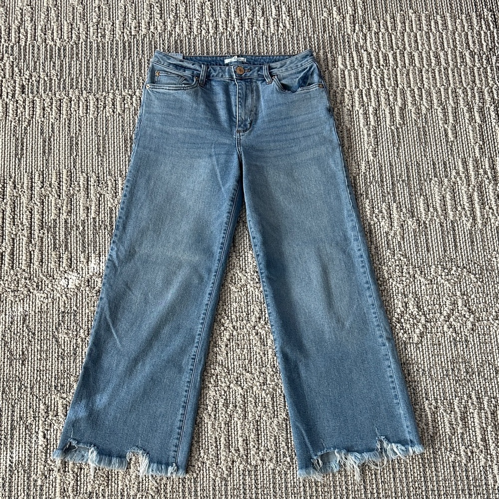 STS Blue High Rise Frayed Hem Jeans